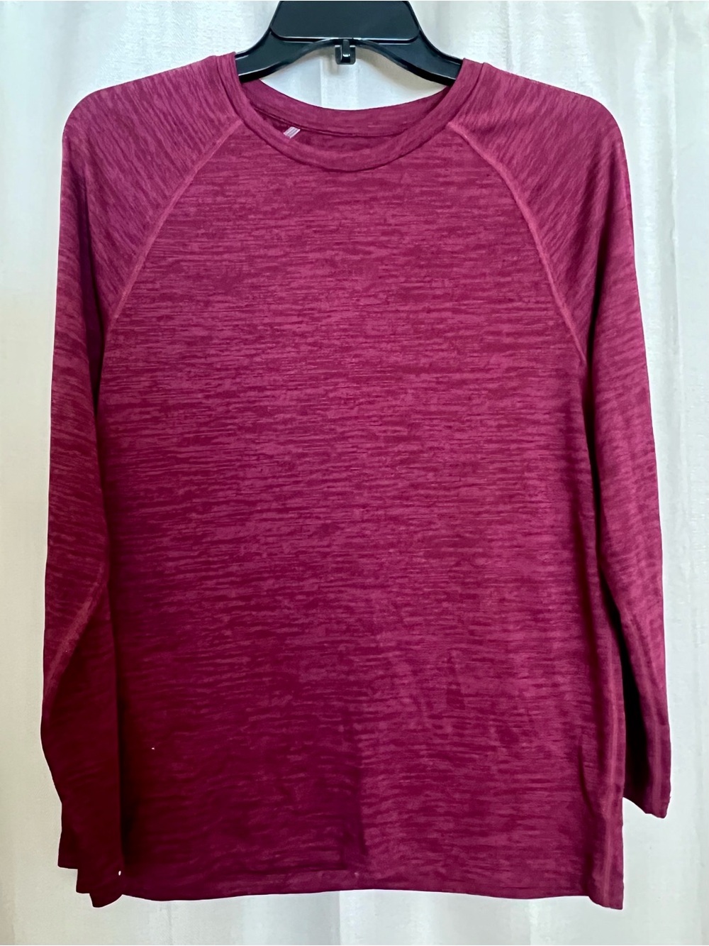 Champion Women’s Small Berry Pink Heather 3/4 Sleeve Athletic Top